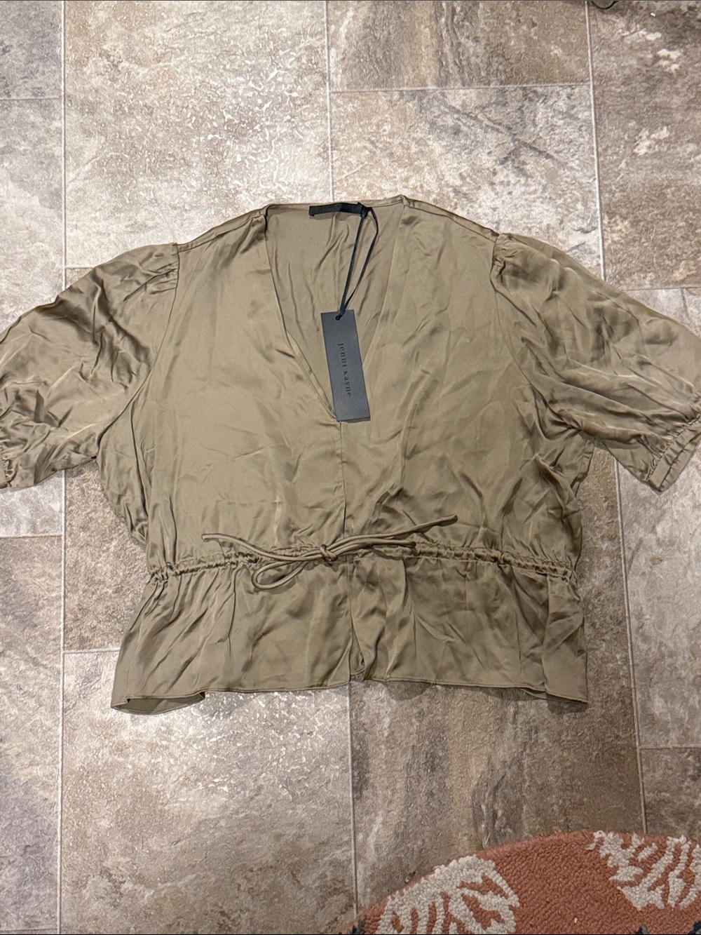 Jenni Kayne Sawyer Blouse- Umber
